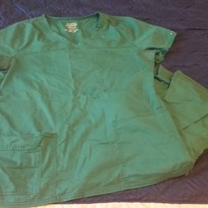 Cherokee Workwear Premium Hunter Green scrubs